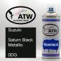 Preview: Suzuki, Saturn Black Metallic, 0DG: 400ml Sprühdose, von ATW Autoteile West.